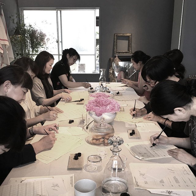 Basic Calligraphy Workshop Nagoya Image Gallery