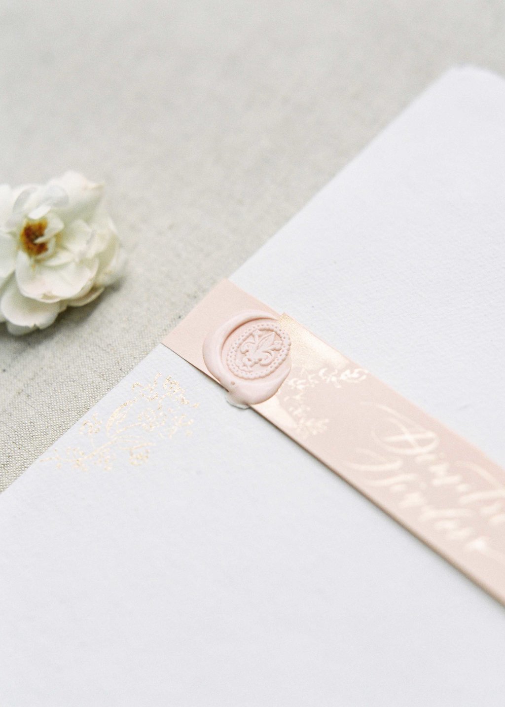 Blush & Gold Baby Shower Stationery gallery image